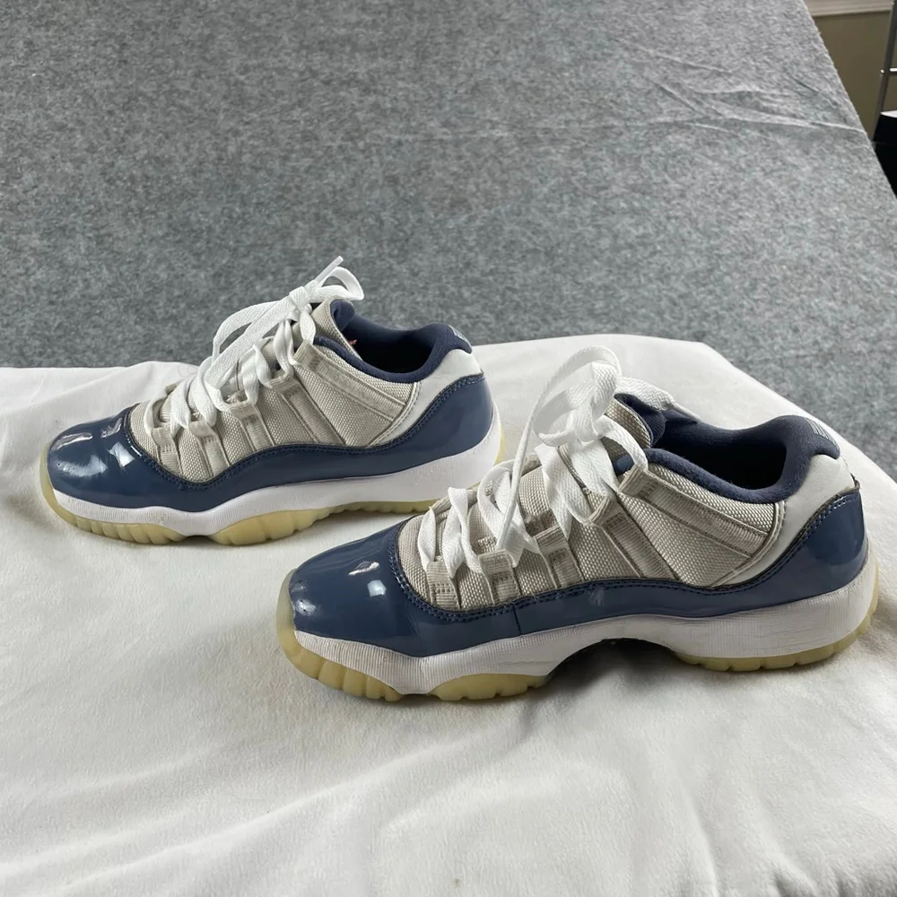 Jordan 11 Retro Low Diffused Blue GS 6Y Women 7.5 White Midnight Navy FV5121-104